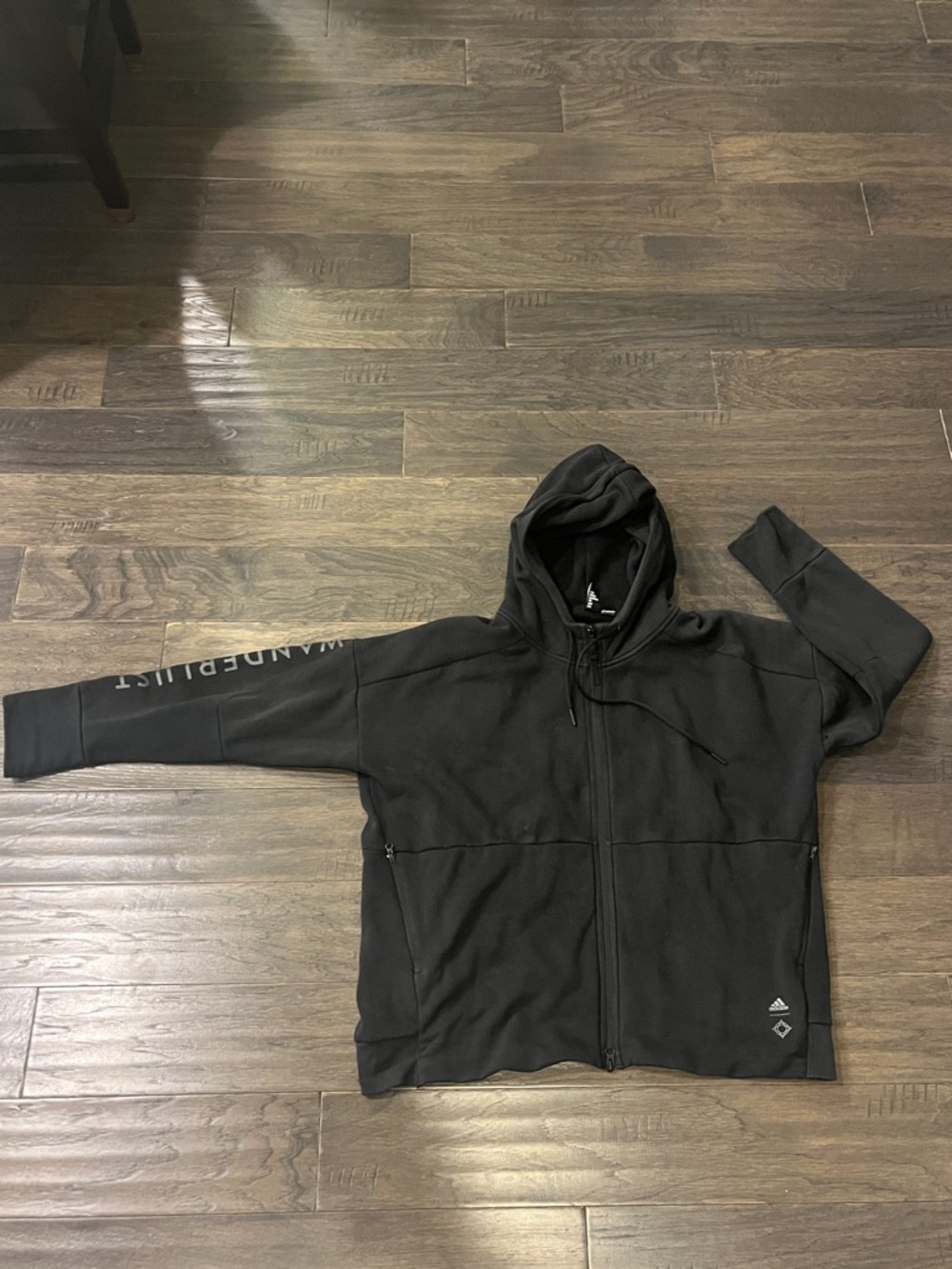 Adidas Wanderlust Hoodie Sweat Jacket black Women’s Size XL
